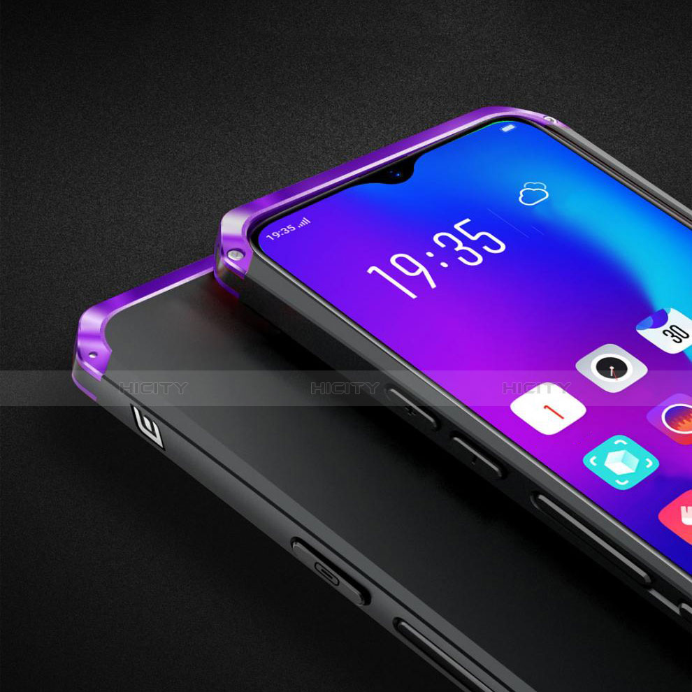 Schutzhülle Luxus Metall Rahmen und Silikon Schutzhülle Tasche M02 für Oppo R17 Pro