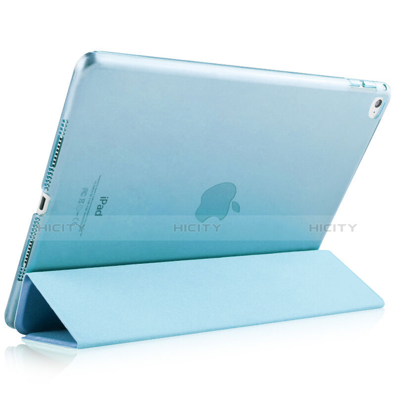 Schutzhülle Stand Tasche Leder für Apple iPad Air 2 Hellblau