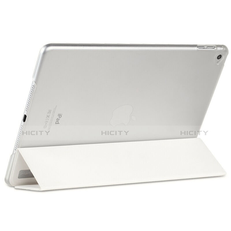 Schutzhülle Stand Tasche Leder für Apple iPad Air 2 Weiß