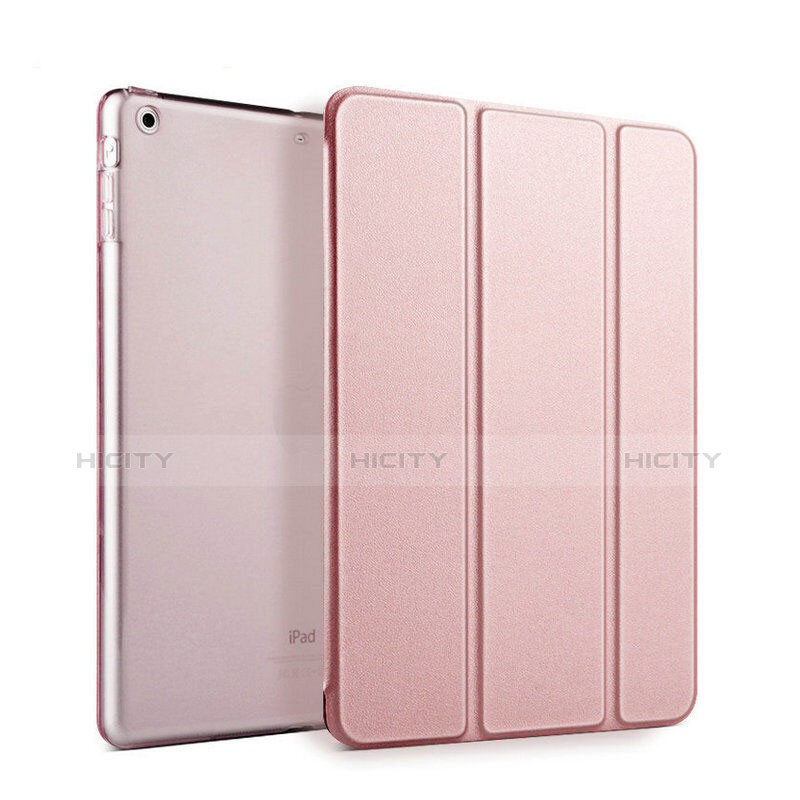 Schutzhülle Stand Tasche Leder für Apple iPad Mini 2 Rosegold