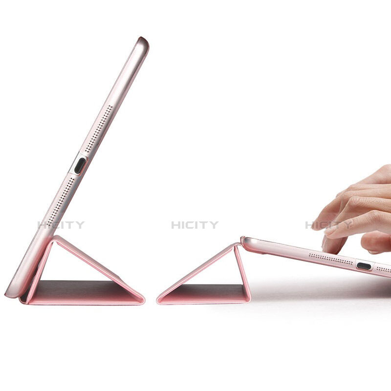 Schutzhülle Stand Tasche Leder für Apple iPad Mini 2 Rosegold