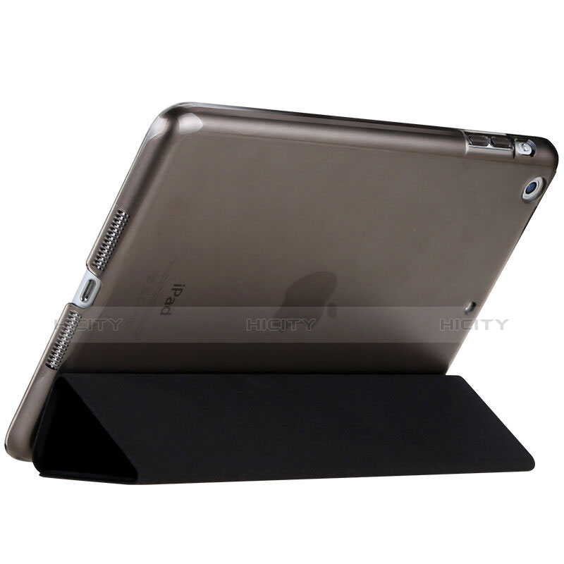 Schutzhülle Stand Tasche Leder für Apple iPad Mini 2 Schwarz