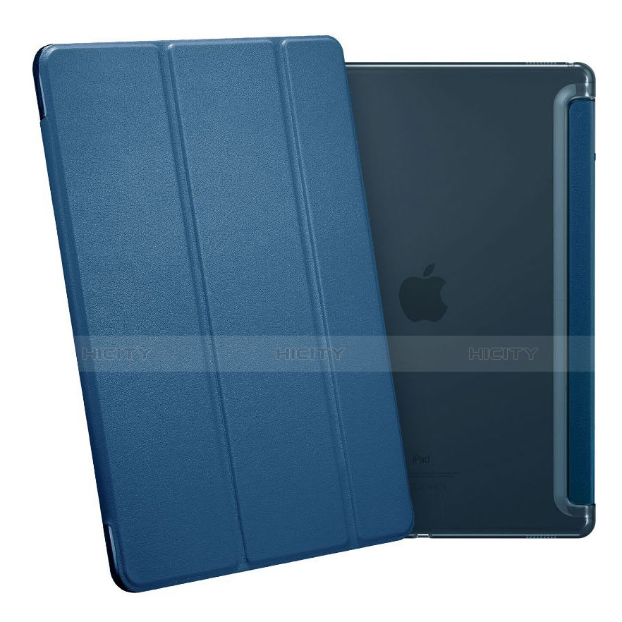 Schutzhülle Stand Tasche Leder für Apple iPad Pro 12.9 Blau