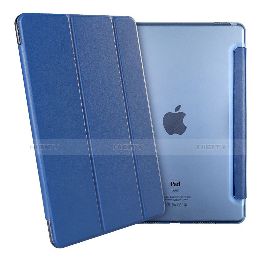 Schutzhülle Stand Tasche Leder für Apple iPad Pro 9.7 Blau groß