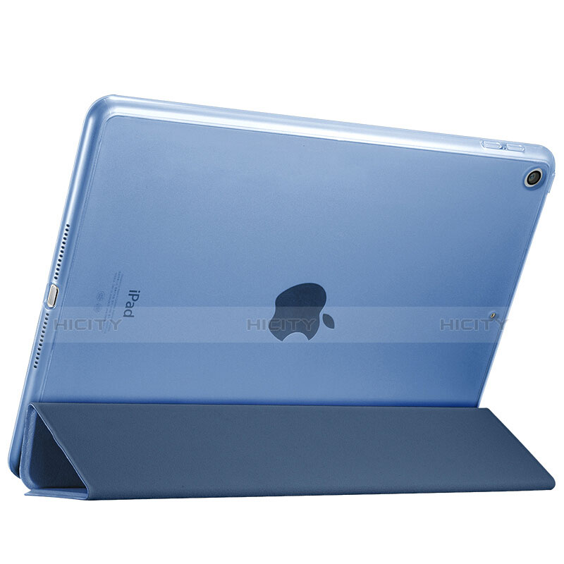 Schutzhülle Stand Tasche Leder für Apple New iPad 9.7 (2017) Blau groß