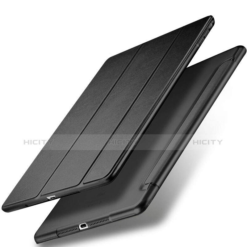 Schutzhülle Stand Tasche Leder für Apple New iPad 9.7 (2017) Schwarz