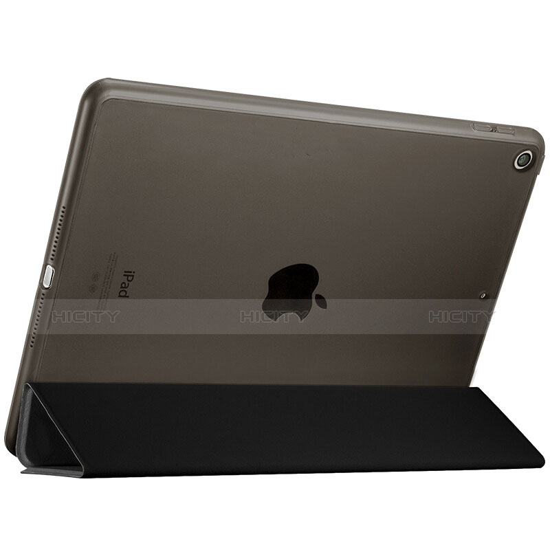 Schutzhülle Stand Tasche Leder für Apple New iPad 9.7 (2017) Schwarz