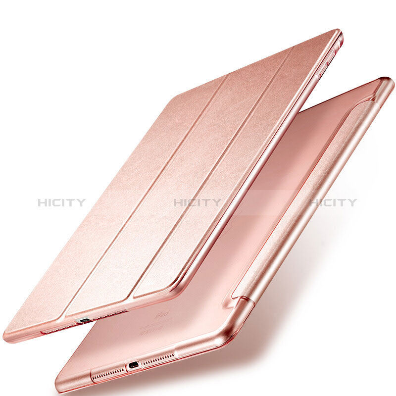 Schutzhülle Stand Tasche Leder für Apple New iPad 9.7 (2018) Rosegold