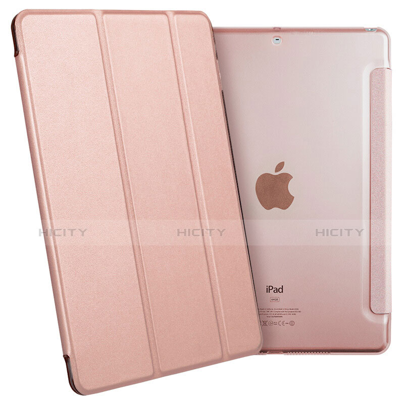 Schutzhülle Stand Tasche Leder für Apple New iPad Pro 9.7 (2017) Rosegold