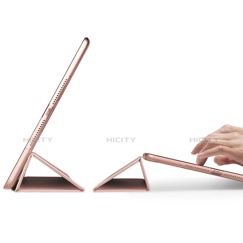 Schutzhülle Stand Tasche Leder für Apple New iPad Pro 9.7 (2017) Rosegold