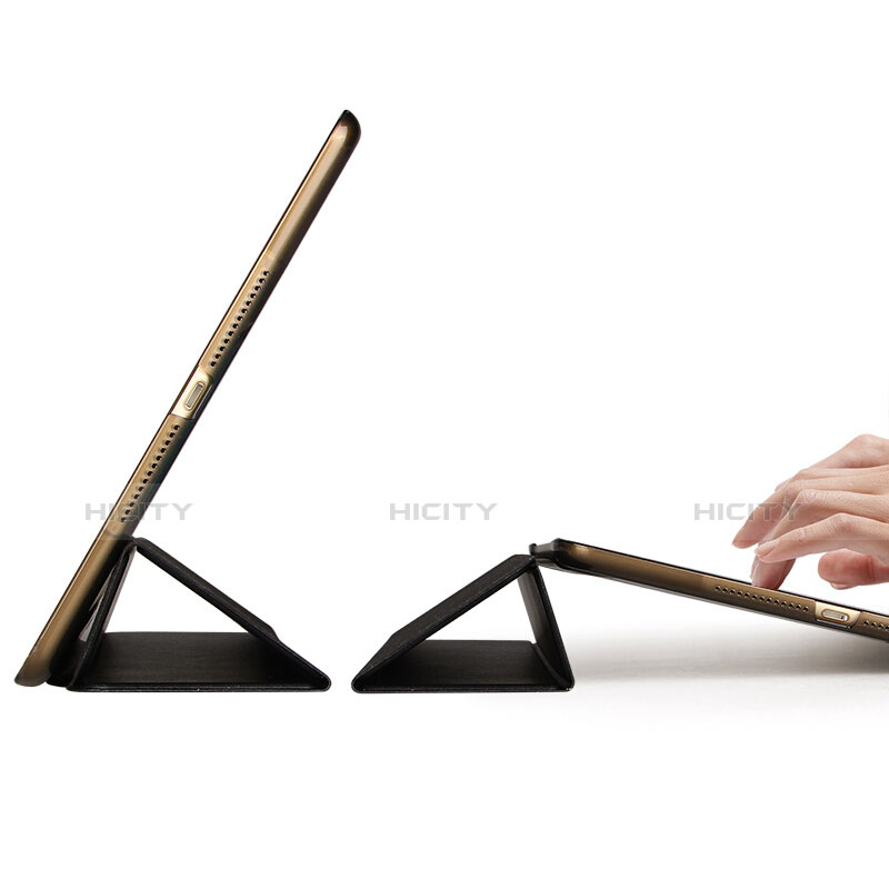 Schutzhülle Stand Tasche Leder für Apple New iPad Pro 9.7 (2017) Schwarz