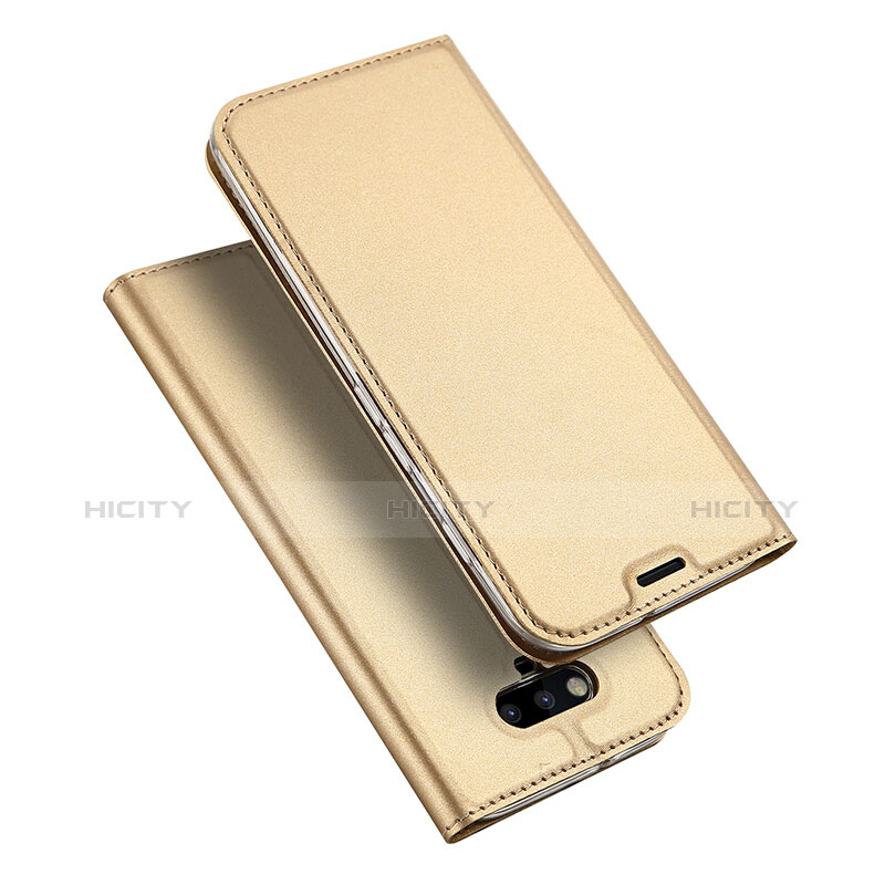 Schutzhülle Stand Tasche Leder für Huawei Honor Magic Gold