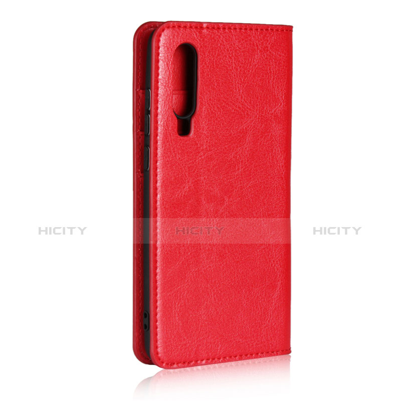 Schutzhülle Stand Tasche Leder für Huawei P30 Rot