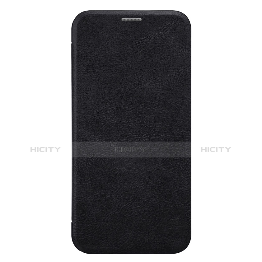 Schutzhülle Stand Tasche Leder für Samsung Galaxy C8 C710F Schwarz groß