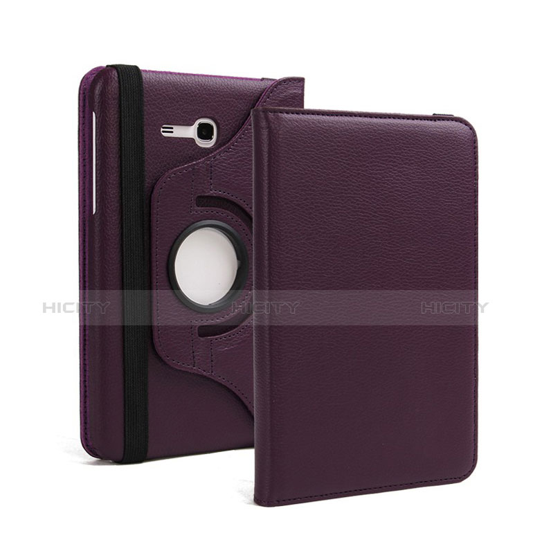 Schutzhülle Stand Tasche Leder für Samsung Galaxy Tab 3 Lite 7.0 T110 T113 Violett