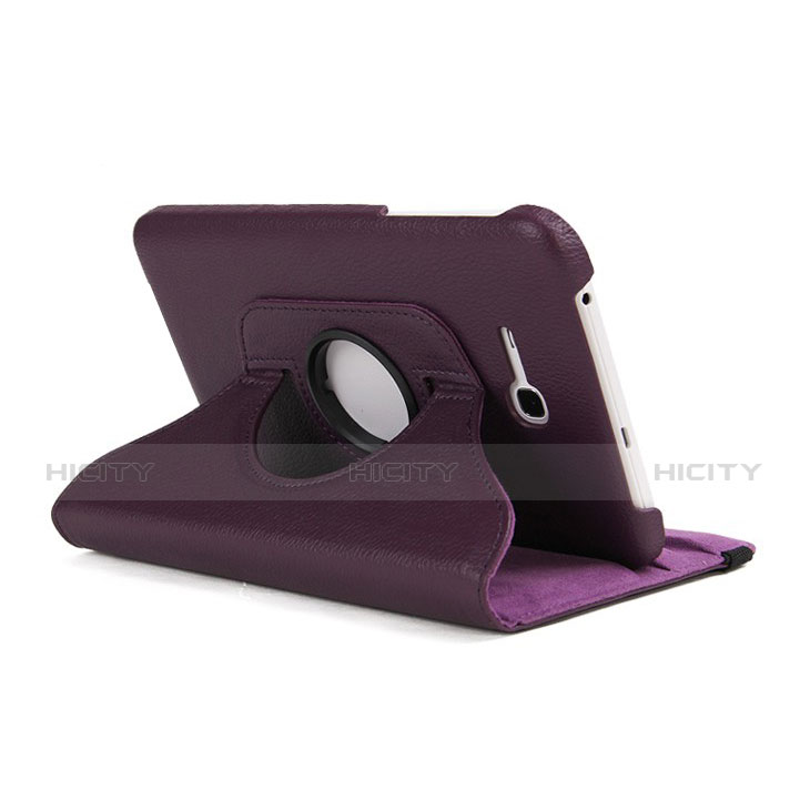 Schutzhülle Stand Tasche Leder für Samsung Galaxy Tab 3 Lite 7.0 T110 T113 Violett