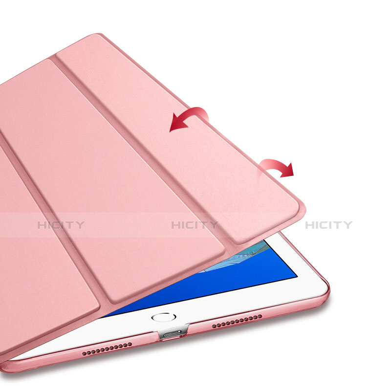 Schutzhülle Stand Tasche Leder L01 für Apple iPad Air 3 Rosegold