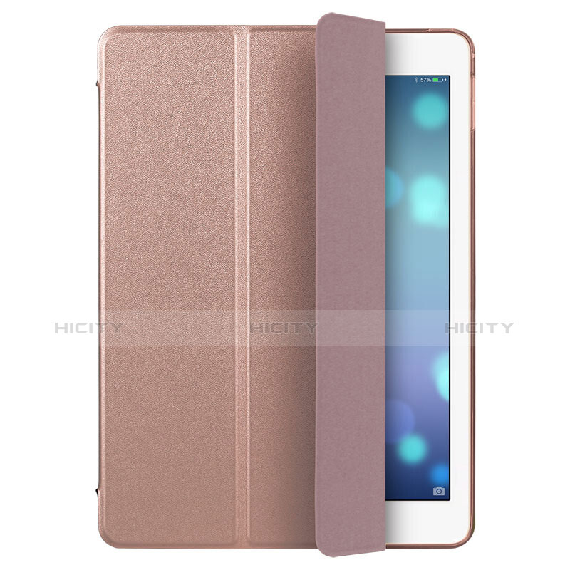 Schutzhülle Stand Tasche Leder L01 für Apple iPad Air Rosegold