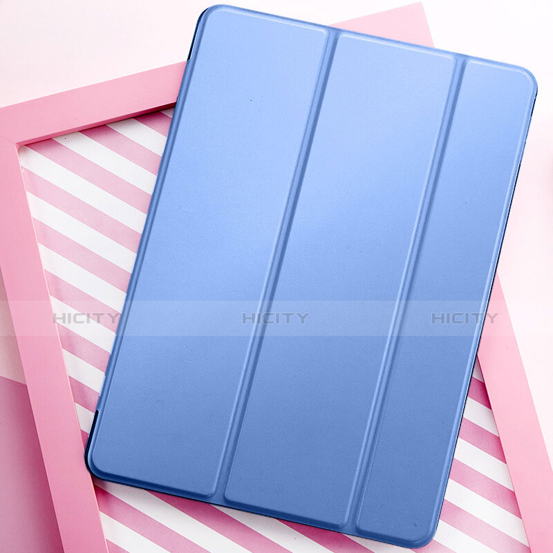 Schutzhülle Stand Tasche Leder L01 für Apple New iPad 9.7 (2017) Blau