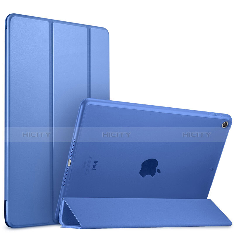 Schutzhülle Stand Tasche Leder L01 für Apple New iPad 9.7 (2017) Blau