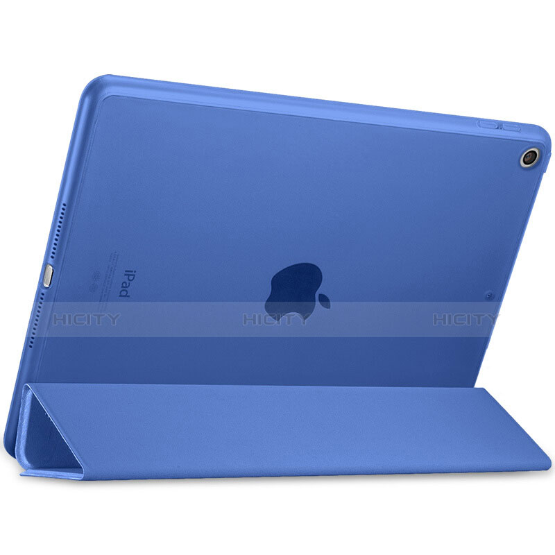 Schutzhülle Stand Tasche Leder L01 für Apple New iPad 9.7 (2017) Blau