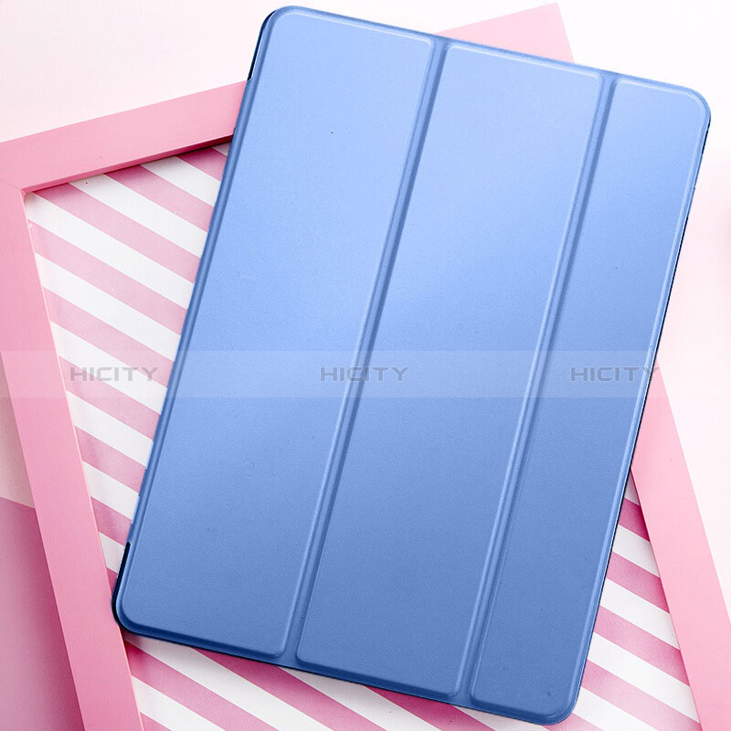 Schutzhülle Stand Tasche Leder L01 für Apple New iPad 9.7 (2018) Blau