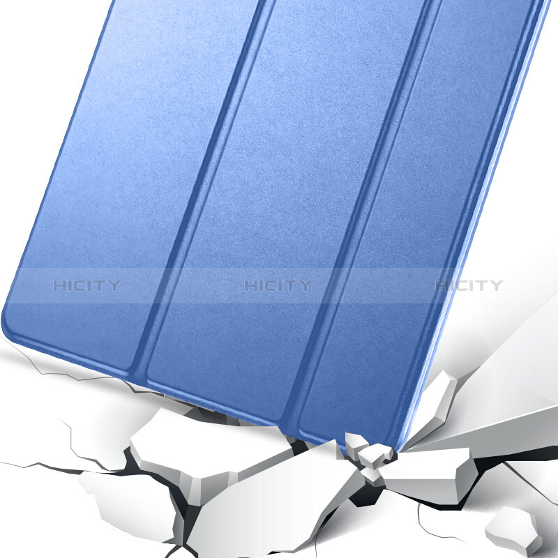 Schutzhülle Stand Tasche Leder L01 für Apple New iPad 9.7 (2018) Blau