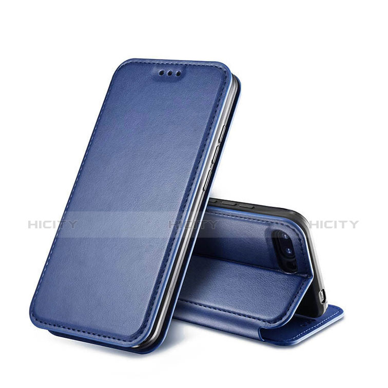 Schutzhülle Stand Tasche Leder L01 für Huawei Honor 10 Blau