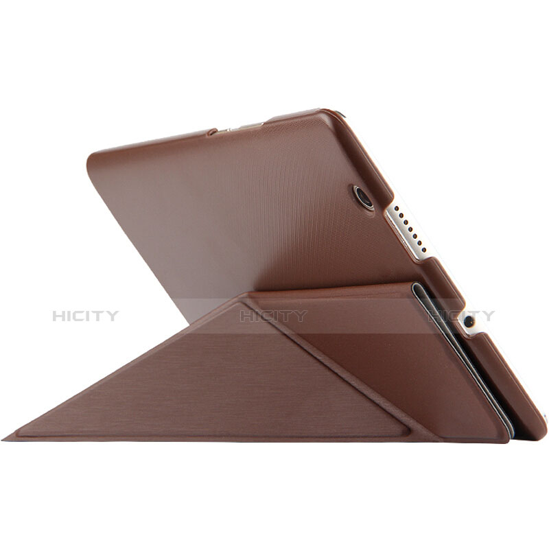 Schutzhülle Stand Tasche Leder L01 für Huawei MediaPad M3 Braun