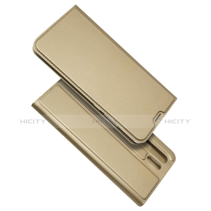 Schutzhülle Stand Tasche Leder L01 für Huawei P30 Pro New Edition Gold