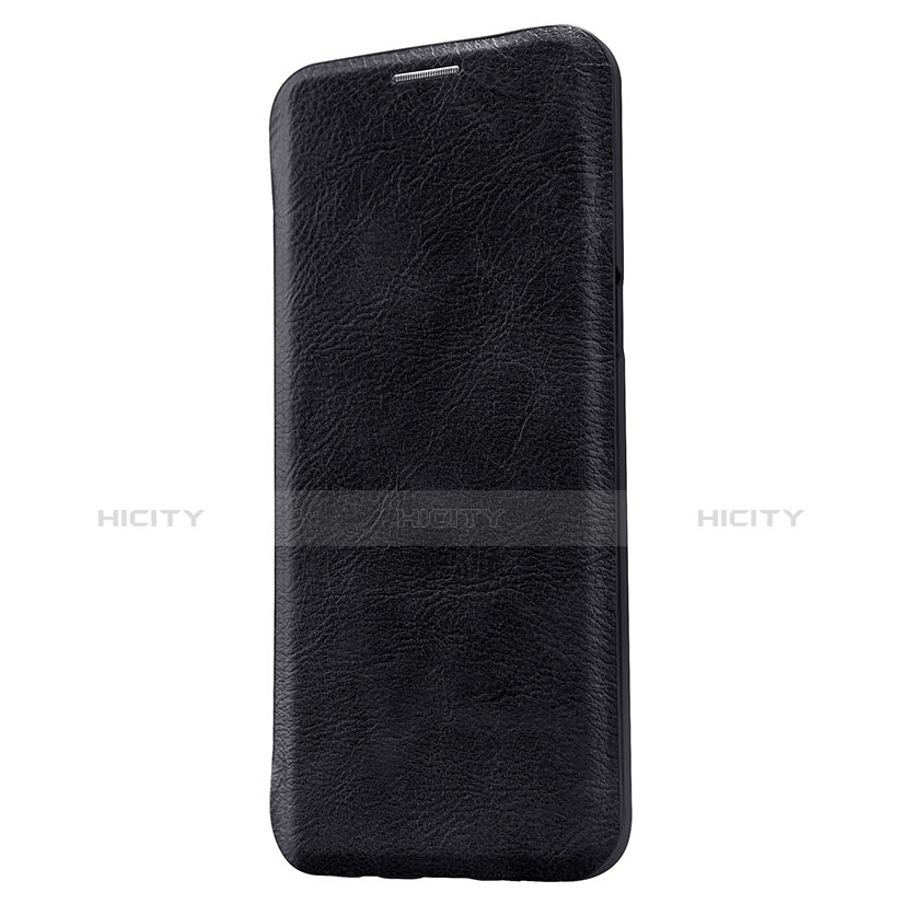 Schutzhülle Stand Tasche Leder L01 für Samsung Galaxy S8 Plus Schwarz