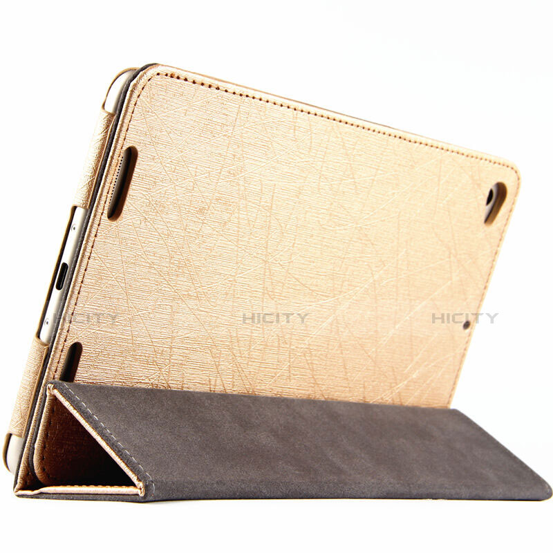 Schutzhülle Stand Tasche Leder L01 für Xiaomi Mi Pad 2 Gold