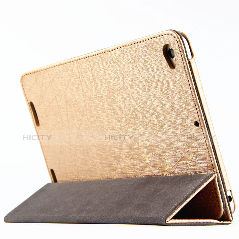 Schutzhülle Stand Tasche Leder L01 für Xiaomi Mi Pad 2 Gold