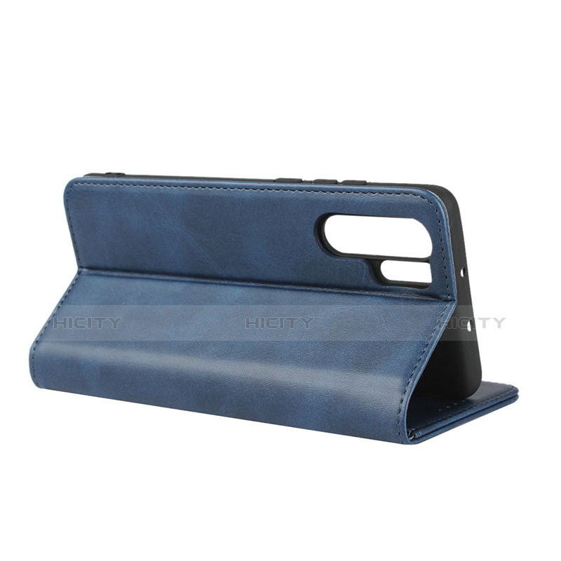 Schutzhülle Stand Tasche Leder L02 für Huawei P30 Pro New Edition Blau