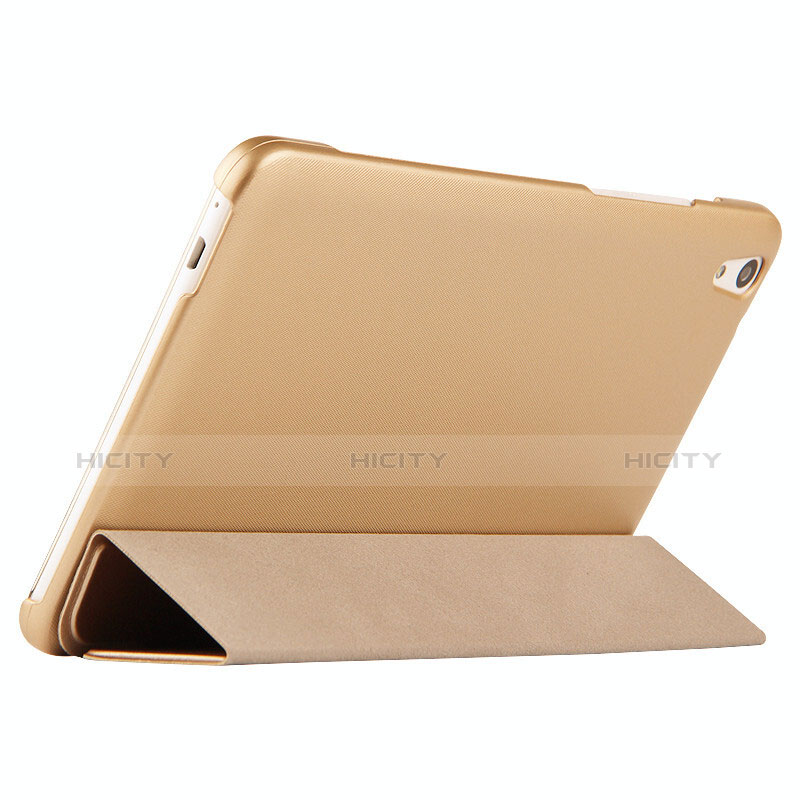 Schutzhülle Stand Tasche Leder L03 für Huawei Honor Pad 2 Gold