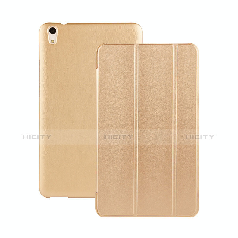 Schutzhülle Stand Tasche Leder L03 für Huawei Honor Pad 2 Gold