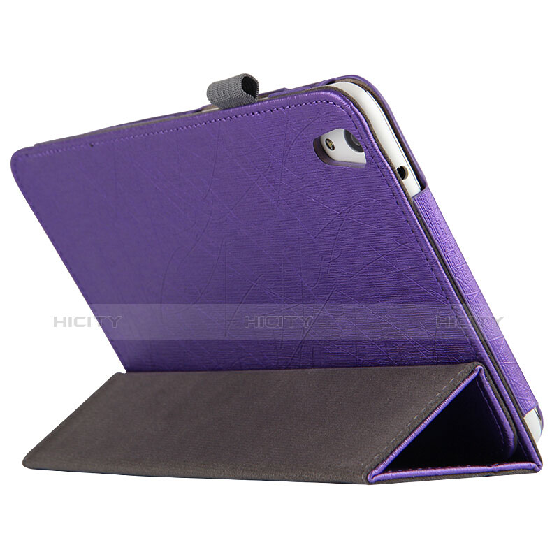 Schutzhülle Stand Tasche Leder L04 für Huawei Honor Pad 2 Violett