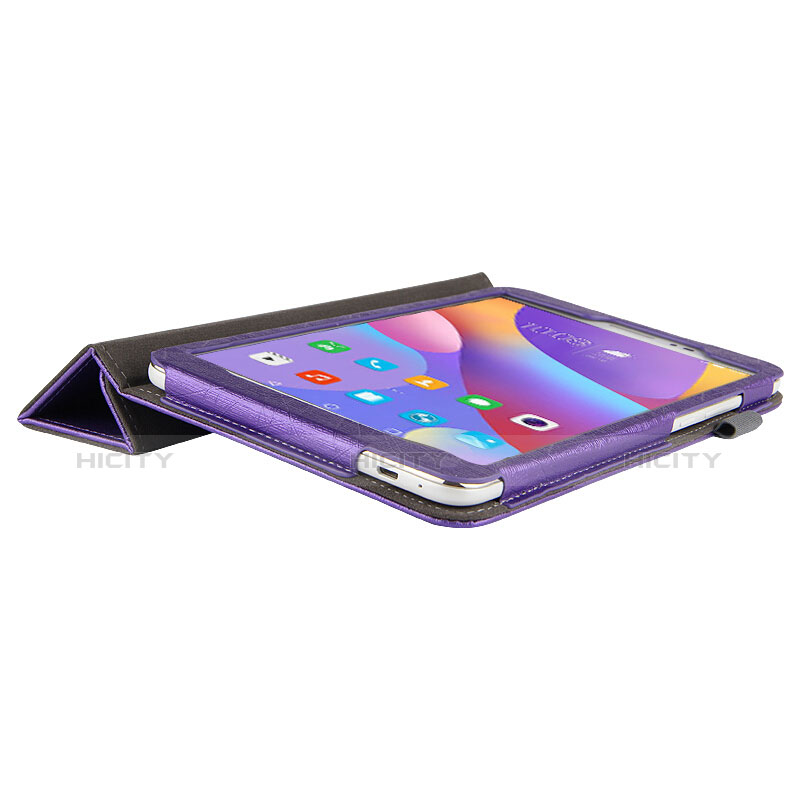 Schutzhülle Stand Tasche Leder L04 für Huawei Honor Pad 2 Violett