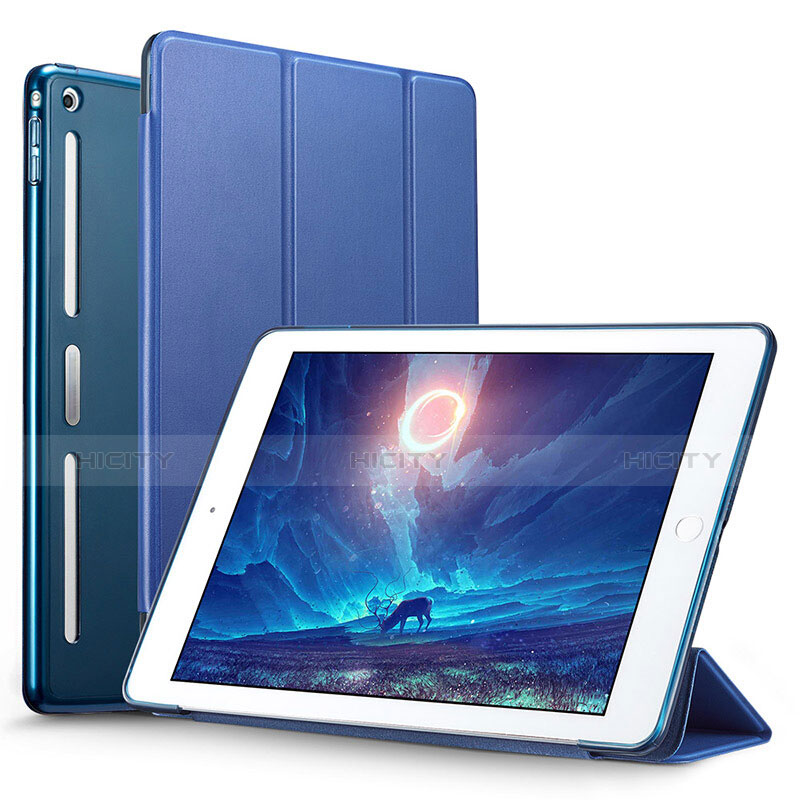 Schutzhülle Stand Tasche Leder L05 für Apple iPad Mini 2 Blau