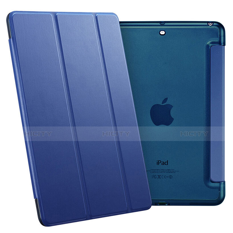 Schutzhülle Stand Tasche Leder L05 für Apple iPad Mini 3 Blau