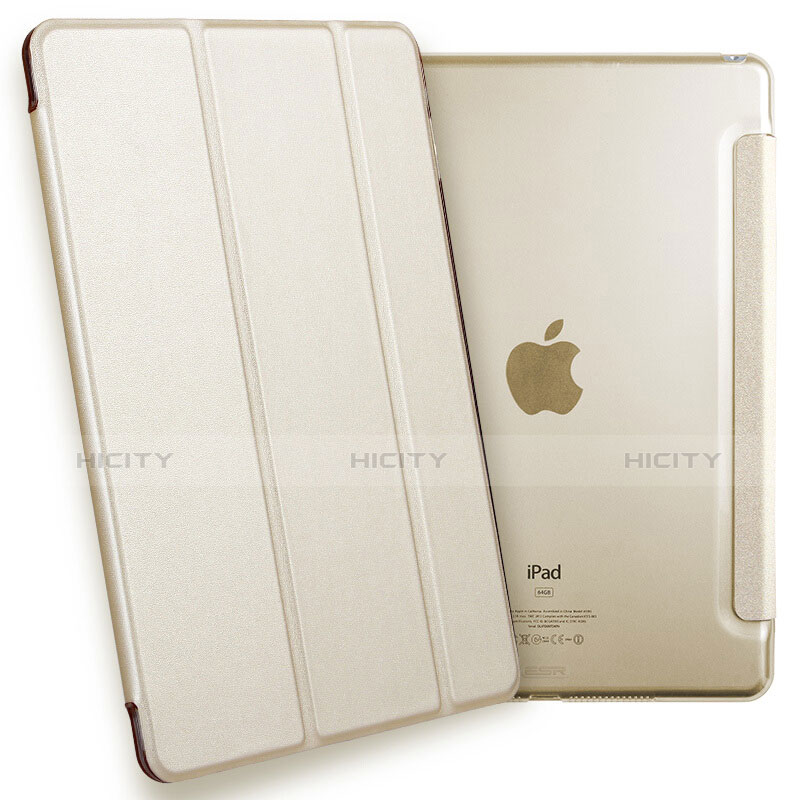 Schutzhülle Stand Tasche Leder L05 für Apple iPad Mini 4 Gold