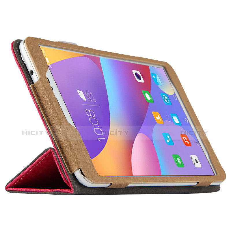 Schutzhülle Stand Tasche Leder L05 für Huawei Honor Pad 2 Rot