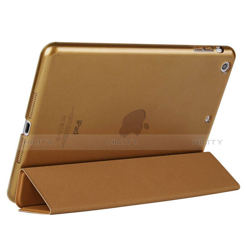 Schutzhülle Stand Tasche Leder L06 für Apple iPad Mini 2 Braun