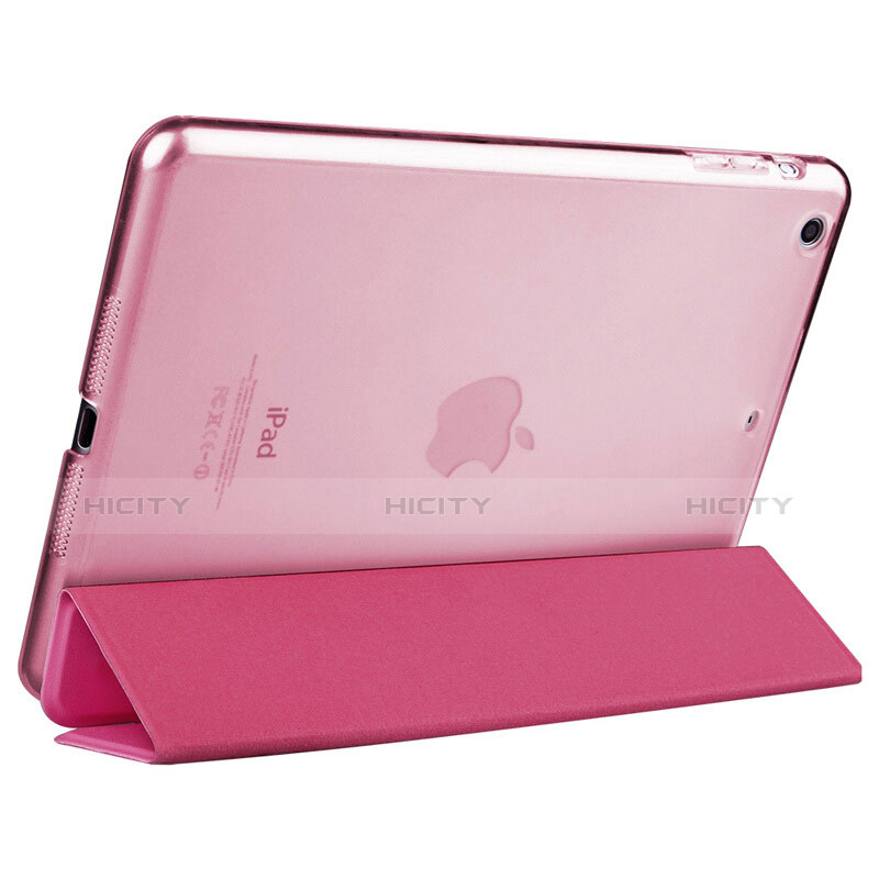 Schutzhülle Stand Tasche Leder L06 für Apple iPad Mini 2 Pink