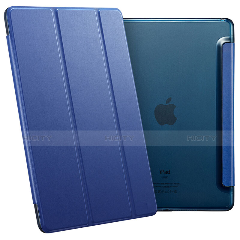 Schutzhülle Stand Tasche Leder L06 für Apple iPad Mini 4 Blau