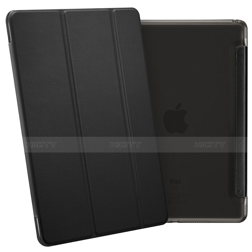 Schutzhülle Stand Tasche Leder L06 für Apple iPad Mini 4 Schwarz