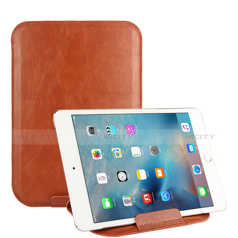 Schutzhülle Stand Tasche Leder L08 für Huawei MediaPad M5 8.4 SHT-AL09 SHT-W09 Braun groß