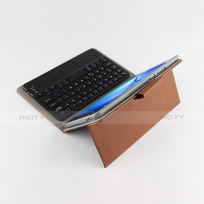 Schutzhülle Stand Tasche Leder mit Tastatur für Huawei MediaPad T3 8.0 KOB-W09 KOB-L09 Braun