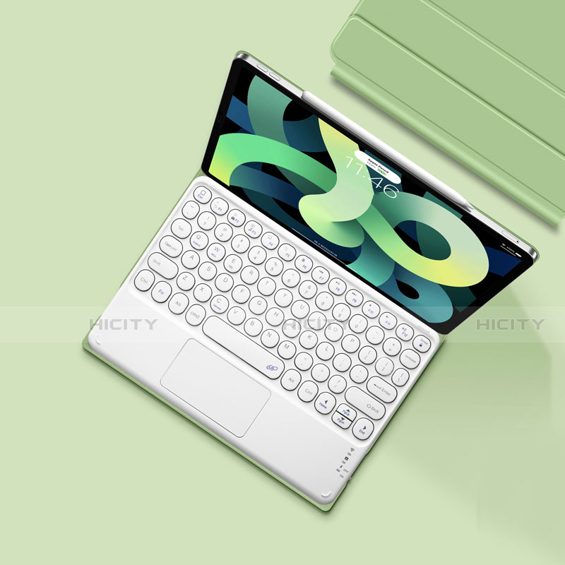 Schutzhülle Stand Tasche Leder mit Tastatur K01 für Apple New iPad Air 10.9 (2020)