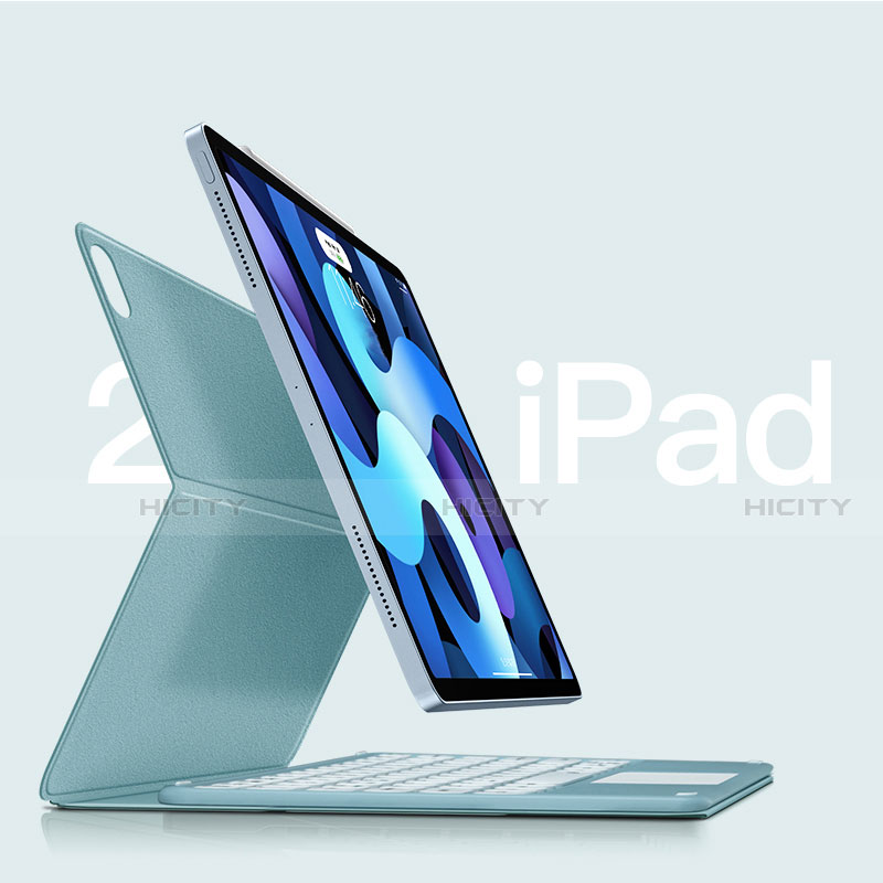 Schutzhülle Stand Tasche Leder mit Tastatur K01 für Apple New iPad Air 10.9 (2020)